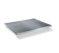 Oppaha - Spianatoia da Cucina in Acciaio Inox - Piano da Lavoro per Impastare in Acciaio AISI 304 - Superficie Professionale con Tappetino Antiscivolo - Made in Italy - 50x47 cm