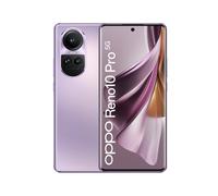 OPPO Reno 10 PRO Smartphone 5G, AI Tripla fotocamera 50+32+8MP, Selfie 32MP, Display 6.7" 120HZ AMOLED, 4600 mAh, RAM 12GB (Esp.24GB) + ROM 256GB, [Versione Italia], Colore Glossy Purple