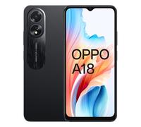 OPPO A18 4G Smartphone, AI Doppia fotocamera 8+2MP, Selfie 5MP, Display 6.56” 90HZ LCD HD+, 5000mAh, RAM 8 GB (4+4) + ROM 128GB, IP54, [Versione Italia],Glowing Black