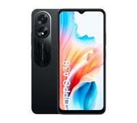 OPPO A38 4G Smartphone, AI Doppia fotocamera 50+2MP, Selfie 5MP, Display 6.56" 90HZ LCD HD+, 5000mAh, RAM 8 GB [4+4] + ROM 128GB, IP54, [Versione Italia],Glowing Black (A38)