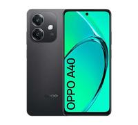 OPPO A40 Smartphone, Fotocamera AI 50MP, Selfie 5MP, Display 6.67” 90HZ LCD HD+, 5100mAh, RAM 12 GB (6+6) + ROM 128GB, IP54, [Versione Italia], Sparkle Black