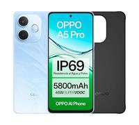 OPPO A5 Pro 4G Smartphone Libero con IA, 8GB RAM + 256GB, Schermo 6.67" 90Hz, Fotocamera 50MP, Batteria 5800, Ricarica Rapida 45W, Versione spagnola, Custodia inclusa - Blu