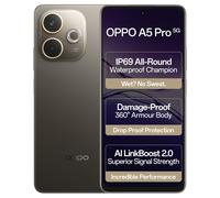 OPPO A5 Pro 5G (Marrone Moka, 8GB RAM, 128GB Storage)|6.67” HD+ 120Hz Refres