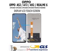 DISPLAY LCD TOUCH SCREEN FRAME NERO HUAWEI Y7 2019 PARI ALL ORIGINALE GLS