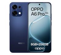 OPPO A6 Pro 5G 8+256GB, Smartphone Android AI Sbloccato, Display AMOLED 6.57" 120Hz, Fotocamera AI 50+16MP, 6500mAh, Resistenza IP69, Stellar Black (Incluso Caricabatterie SUPERVOOC 80W e Cuffie)