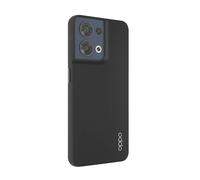 Oppo, Cover per Reno 8 Lite in silicone rigido, Nero