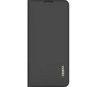 Oppo, Custodia per Oppo Reno 6 Folio Flip Cover con portacarte, Nero