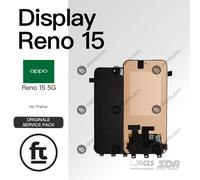 OPPO DISPLAY RENO 15 5G ORIGINALE SERVICE NO FRAME TOUCH SCREEN