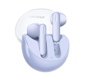 OPPO Enco Air3 Auricolari True Wireless, 25h di Autonomia, Driver da 13.4mm, Bluetooth 5.3, Raggio 10m, Controlli Touch, Cancellazione del rumore IA, Android e iOS, IP54, [Versione Italiana], Viola