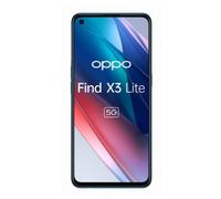 OPPO Find X3 Lite Smartphone 5G, Qualcomm 765G, Display 6.43'' FHD+AMOLED, 4 Fotocamere 64MP, RAM 8GB ESPANDIBILE FINO A 13GB+ROM 128GB, 4400mAh, Dual Sim, [Versione Italiana], Colore Astral Blue