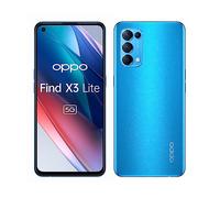 OPPO Find X3 Lite Smartphone 5G, Qualcomm 765G, Display 6.43'' FHD+AMOLED, 4 Fotocamere 64MP, RAM 8GB ESPANDIBILE FINO A 13GB+ROM 128GB, 4400mAh, Dual Sim, [Versione Italiana], Colore Astral Blue
