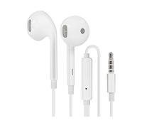 Auricolari Cablati Jack 3.5mm Tasti di Comando Microfono MH135 Oppo Bianchi