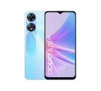 OPPO OPPO A78 5G Smartphone, AI Doppia fotocamera 50+2MP, Selfie 8MB, Display 6.56” 90HZ LCD, 5000mAh, RAM 4 (Esp 8GB/10GB/12GB) + ROM 128GB (esp1TB), IPX4, , Glowing Blue (6054672KIT)