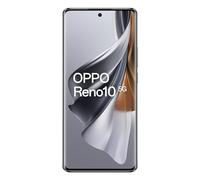 OPPO RENO10 Smartphone 5G, AI Tripla fotocamera 64+32+8MP, Selfie 32MP, Display 6.7" 120HZ AMOLED, 5000 mAh, RAM 8GB (Esp. fino 16GB) + ROM 256GB, [Versione Italia], Colore Silvery Grey