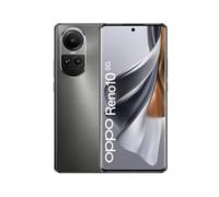 OPPO RENO10 Smartphone 5G, AI Tripla fotocamera 64+32+8MP, Selfie 32MP, Display 6.7" 120HZ AMOLED, 5000 mAh, RAM 8GB (Esp. fino 16GB) + ROM 256GB, [Versione Italia], Colore Silvery Grey