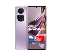 OPPO Reno 10 PRO Smartphone 5G, AI Tripla fotocamera 50+32+8MP, Selfie 32MP, Display 6.7" 120HZ AMOLED, 4600 mAh, RAM 12GB (Esp.24GB) + ROM 256GB, [Versione Italia], Colore Glossy Purple