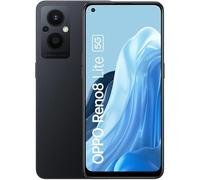 OPPO RENO8 Lite Smartphone, AI Tripla fotocamera 64+2+2MP, Display 6.4” 60HZ AMOLED, 4500mAh, RAM 8GB(Esp 10GB/11GB/13GB) + ROM 128GB espand.(1TB), Cosmic Black