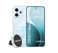 OPPO Reno14 F 5G AI Smartphone, Tripla fotocamera 50+8+2MP, Selfie 32MP, Display 6.57” 120HZ AMOLED FHD+, 6000mAh, RAM 8GB(Esp4GB/6GB/8GB)+ROM 256GB, Supporto Auto [Versione Italia], Opal Blue