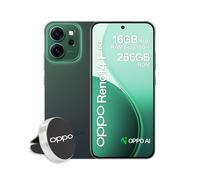 OPPO Reno14 F 5G AI Smartphone, Tripla fotocamera 50+8+2MP, Selfie 32MP, Display 6.57” 120HZ AMOLED FHD+, 6000mAh, RAM 8GB(Esp4GB/6GB/8GB)+ROM 256GB, Supporto Auto [Versione Italia], Luminous Green