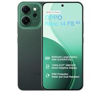 OPPO Reno14 FS 5G 12+512GB Smartphone, IA Android Telefono, Schermo AMOLED 6,57" a 120Hz, Fotocamera AI 50MP, Batteria 6000mAh, SUPERVOOC 45W, Snapdragon 6 Gen 1, IP69, Video 4K, NFC, Dual SIM, Verde