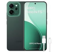 OPPO Reno14 FS 5G - Smartphone sbloccato con IA, 12 GB RAM + 512 GB, fotocamera tripla 50 MP, batteria 6000 mAh, ricarica rapida 45 W, display AMOLED 120 Hz, IP69, Dual SIM, Android, versione spagnola