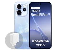 OPPO Reno15 Pro 5G Smartphone Android, 12+512 GB, Display AMOLED 6.32" 120Hz, Fotocamera Ultra Chiara 200 MP, Video 4K HDR, 6200 mAh, MediaTek Dimensity 8450, con caricatore 80 W SUPERVOOC, Aurora