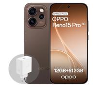 OPPO Reno15 Pro 5G Smartphone Android, 12+512GB, Display AMOLED 6.32", Fotocamera Ultra-Chiara 200MP, Video 4K HDR, 6200mAh, MediaTek Dimensity 8450, con Caricatore 80W SUPERVOOC, Dusk Black