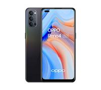 OPPO Reno4 Smartphone 5G, 183g, Display 6.4" FHD+ AMOLED, 3 Fotocamere 48MP, RAM 8GB + ROM 128GB non Espandibile, Batteria 4025mAh, Ricarica SuperVOOC 65W, Dual Sim, [Versione Italiana], Space Black