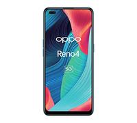 OPPO Reno4 Smartphone 5G, 183g, Display 6.4" FHD+ AMOLED, 3 Fotocamere 48MP, RAM 8GB + ROM 128GB non Espandibile, Batteria 4025mAh, Dual Sim, [Versione Italiana], Galactic Blue