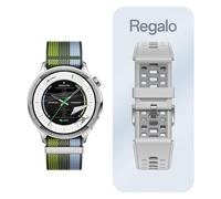 Oppo Watch S Bluetooth NFC GPS 44,9mm AMOLED Silver Gleam Resistenza Acqua 5ATM+IP68