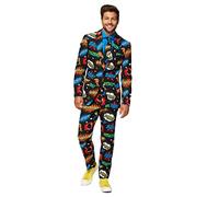 Opposuit uomini vestito Badaboom Carnevale JGA Comic costume di carnevale