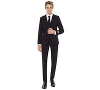 OppoSuits Men Suit Set di Pantaloni Eleganti da Lavoro, Black Knight, 12 Bambino