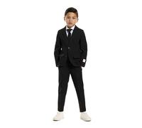 OppoSuits Bambino Men Suit Set di Pantaloni Eleganti da Lavoro, Black Knight, 8