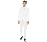 OppoSuits Bambino Men Suit Set di Pantaloni Eleganti da Lavoro, White Knight, 16
