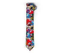 OppoSuits Cravatte da uomo con licenza ufficiale Spongebob, Pokemon, Justice League e altro ancora, versatili per Natale, vita quotidiana e occasioni - Include 1 cravatta, Pokeball, Taglia unica
