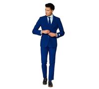 OppoSuits Divertenti Abiti Natalizi da Uomo - Completo Completo: Giacca, Pantaloni e Cravatta, Navy Royale, 62