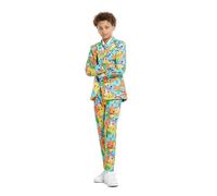 OppoSuits Divertenti tute pazze, per ragazzi dai 10 ai 16 anni, con giacca, pantaloni e cravatta