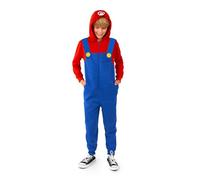 OppoSuits Kids Onesie - Pigiama Intero di - vestibilità Ampia - Tasche Incluse (14 Years, BOYS Mario)