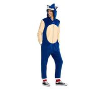 Opposuits Sonic the Hedgehog - Tuta intera per adulti, con maglione Sonic the Hedgehog, colore: blu