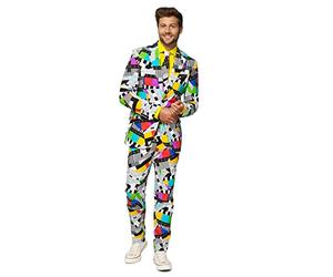 Opposuits Testival Abito Monoscopio TV, Uomo, Taglia 50