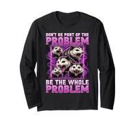 Opposum Meme Bootleg Opossum 90s Retro Parody Vibe Maglia a Manica