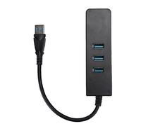 OPPWONG Adattatore Convertitore Ethernet USB 3.0, Adattatore da Hub USB 3.0 a Porte a LAN Gigabit RJ45, di Installazione Senza unità con Trasferimento Dati Veloce, Ideale per le Vittorie