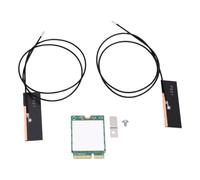 OPPWONG Adattatore di Rete WiFi 7, Tri Band M.2 da 5,8 Gbps per PC | Modulo Combinato Bluetooth, Materiale PCB, Streaming 4K, Giochi Online, 11, Supporto