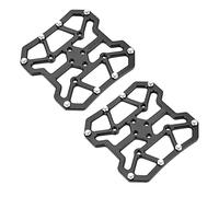 OPPWONG Adattatore per Pedale Bici Resistente Conversione della Piattaforma in Lega di Alluminio per Mountain Bike Ciclismo Leggero Facile da Installare per Ciclisti Occasionali (BLACK)