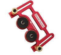 OPPWONG Alimentatore per da Tavolo, Rullo a Doppio Cuscinetto in Lega di Alluminio con Ruote in PU Regolabili per Limite di Taglio del Pannello in per la Lavorazione del Legno