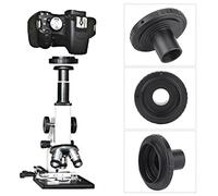 OPPWONG Anello Adattatore in Metallo per Oculare per Microscopio con Attacco T da 23,2 Mm, Durevole e Ad Alta Resistenza per Fotocamere con Attacco AI, Uso Comodo e Pratico