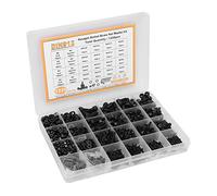 OPPWONG Assortimento a Vite Metrica, Kit per Assortimento della Vite Viti Testata per Dimora del Dado del Dado a Esagono Kit di Lavatrice per Alfabe