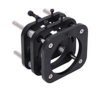 OPPWONG Base Router, Tavolo Router Sollevamento con Manuale della Manovella Manuale in Lega di Alluminio 51mm di Sollevamento del Massimo Base per il Diametro del Motore 64-66 Mm