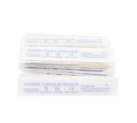 OPPWONG Bastoncini di Cera in Legno 100 Pezzi, Bastoncini Applicatori Usa e Getta per Cera Depilatoria Liscia, Strumenti Professionali per Ceretta per Sopracciglia, Labbra e Zona Bikini