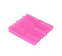 OPPWONG Bigodini in Plastica 12 Pezzi, Bigodini Autobloccanti, Strumento per Acconciature Fai Te con Colore Rosato, Ideali per Saloni e Aste per Permanenti